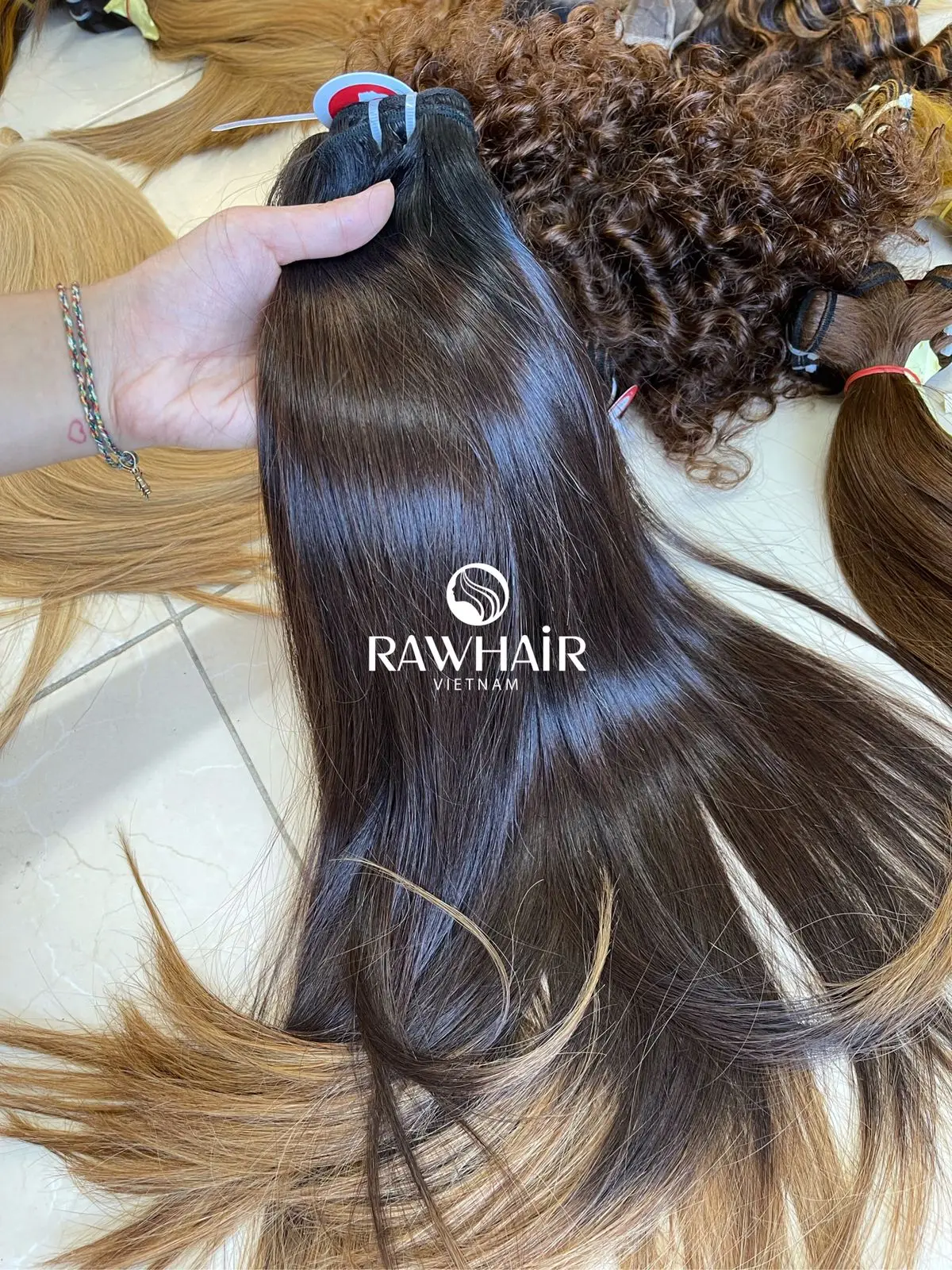 Высококачественные супер двойные волосы прямого цвета #10 для наращивания волос от лучшего поставщика из Вьетнама