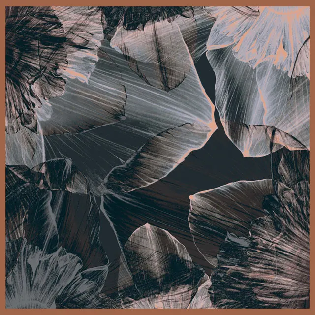 Custom Digital Printed Silk Scarves Italian Scarf Square Neck Scarves For Lady