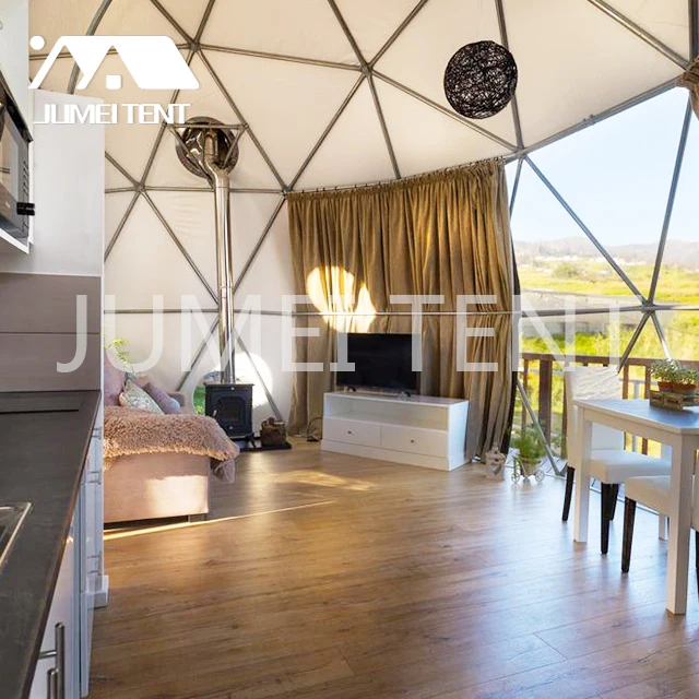 3m-60m diameter luxury glamping geodesic dome tent for camping