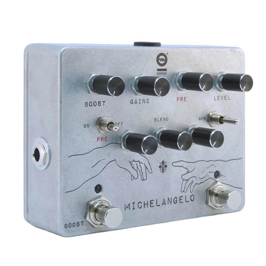 Bass Guitar Pedal Effects - Hand Made Sound Michelangelo Overdrive Plus for Electric Bass - Made in Italy luxury fashion pedals