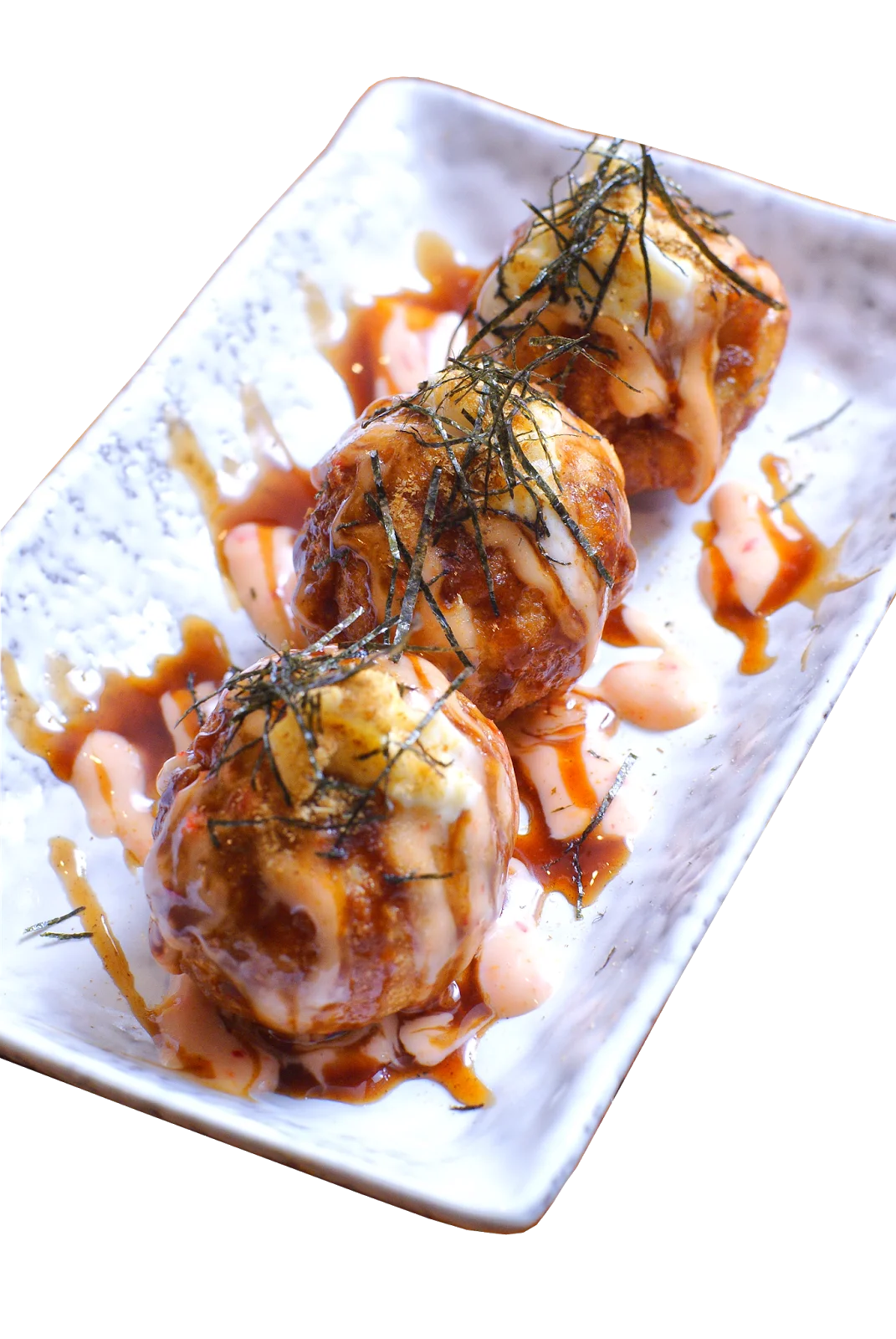 Original Quality Fresh Ingredients Salty Sweet Bag Packaging Takoyaki And Sauce with Octopus And Wheat Flour