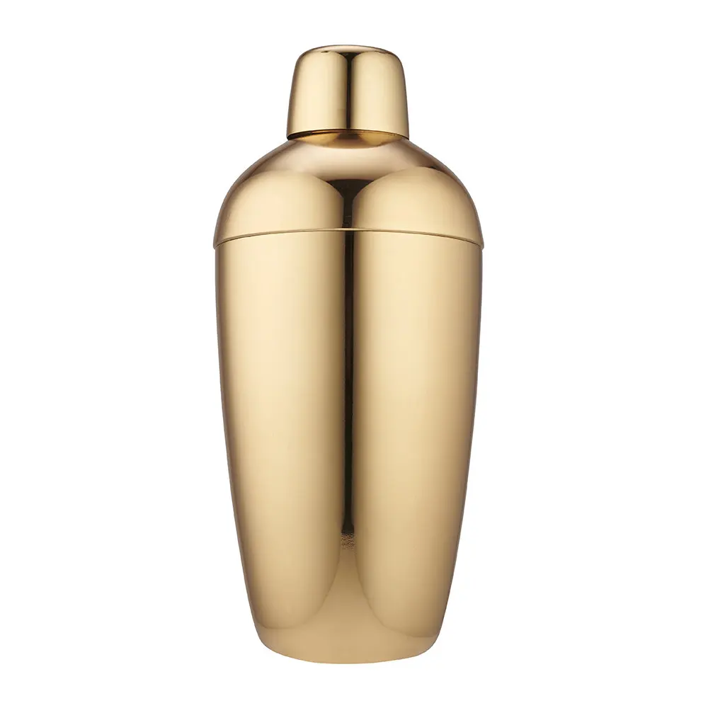 Cocktail Mixing Bartender Bar Premium Barware Tools Shaker in Gold finishing stainless steel at wholesale