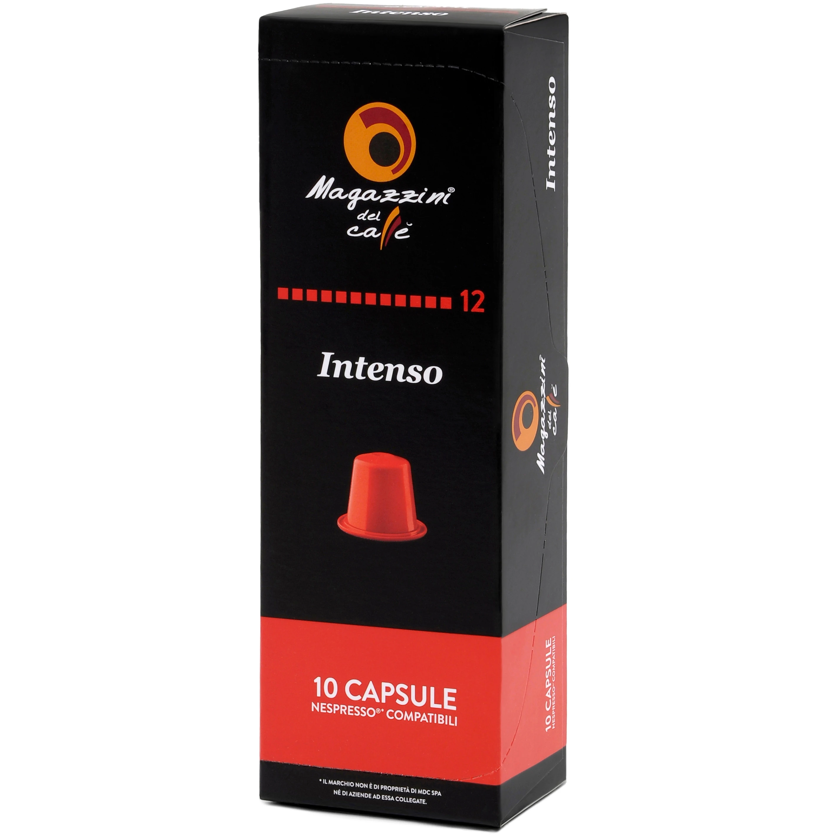 
INTENSO Italian Espresso Nespresso* compatible coffee capsules- 10 cps box 