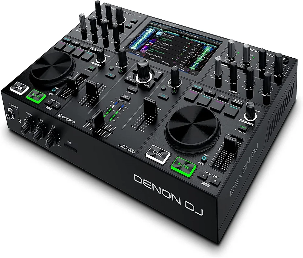 New Denon DJ PRIME GO DJ 2-Deck Rechargeable Smart DJ Controller