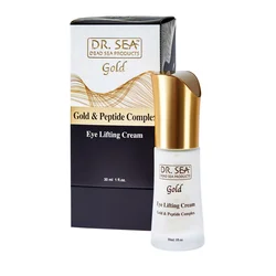 Антивозрастной крем для подтяжки глаз-крем глаз Dr. Sea с золотым и пептидным комплексом