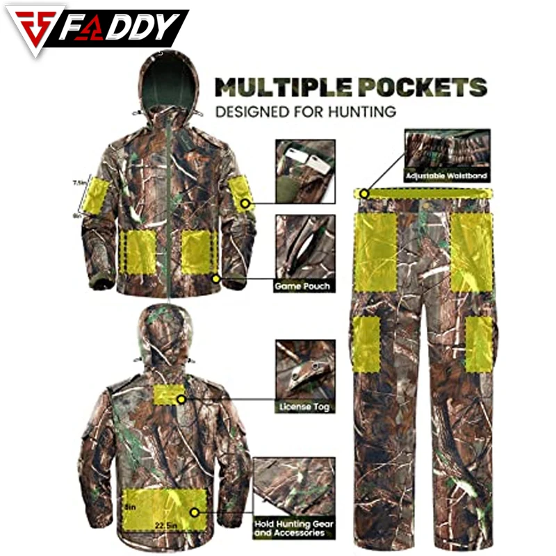  Дешевые охотничьи костюмы Ghillie для большинства леса легкий вес популярные камуфляжные из камуфляжной ткани взрослых