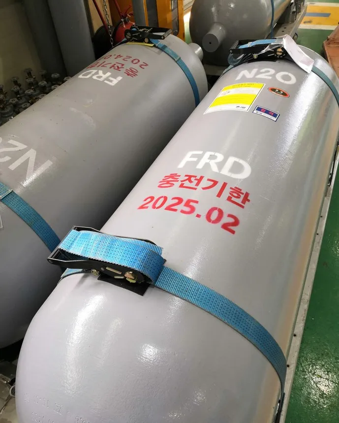 
Nitrous oxide N2O gas 