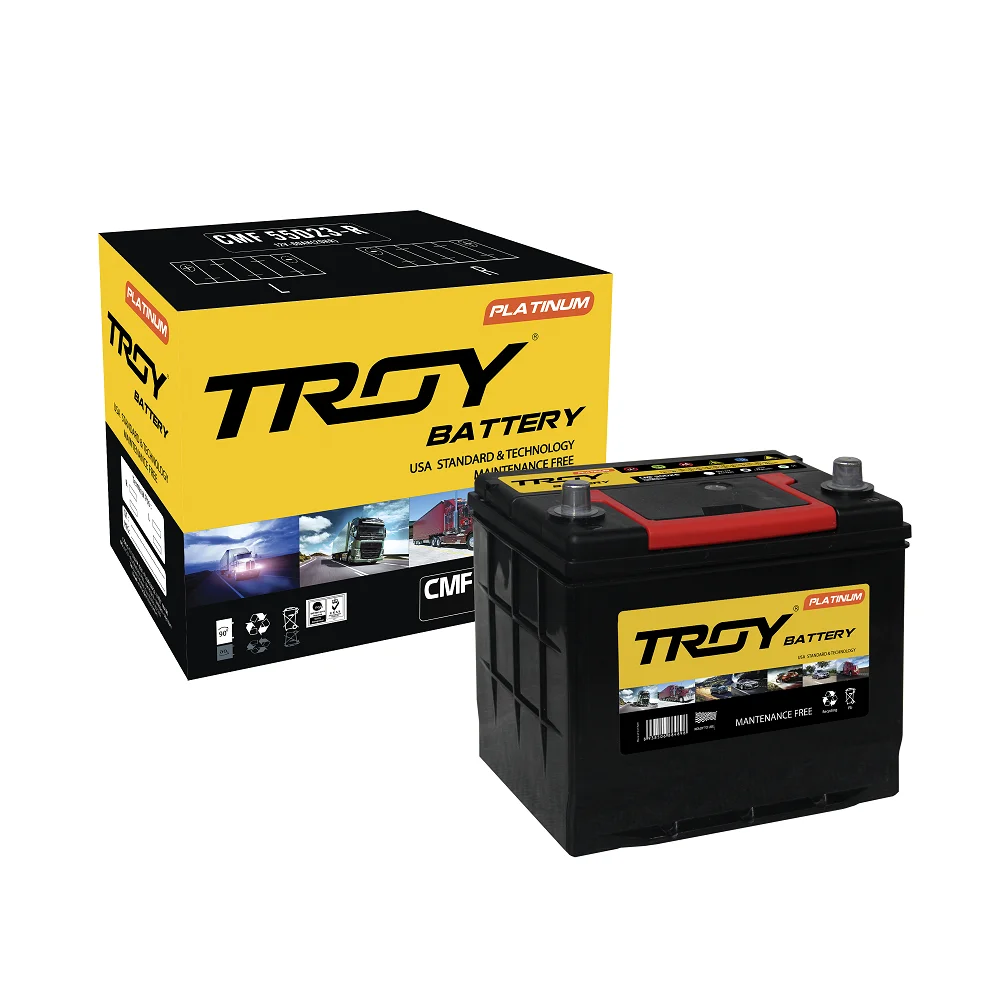 WHOLESALE  MF 55D23R Battery For Vehicles acid lead battery 12V 60AH longlife cycle JIS STANDARD VIETNAM BATTERY