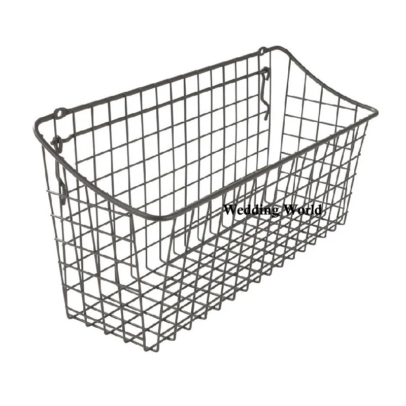 Iron Wire Basket Premium Quality Handmade Designer Wholesale Basket Customized Shape Wholesale Luxury metal Basket