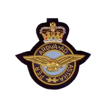 Royal Engineers Blazer Badge Hand Embroidered Bullion Wire E II R Badges British