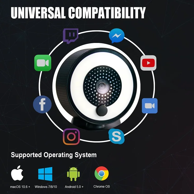 OEM Заводская HD веб-камера для ПК с микрофоном USB веб-камерой 2k