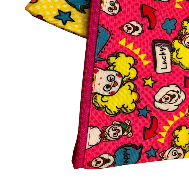 Eco-Friendly 250D Polyester Offset Cute Logo Printed Custom Flexible Lucky Lunar Pouch