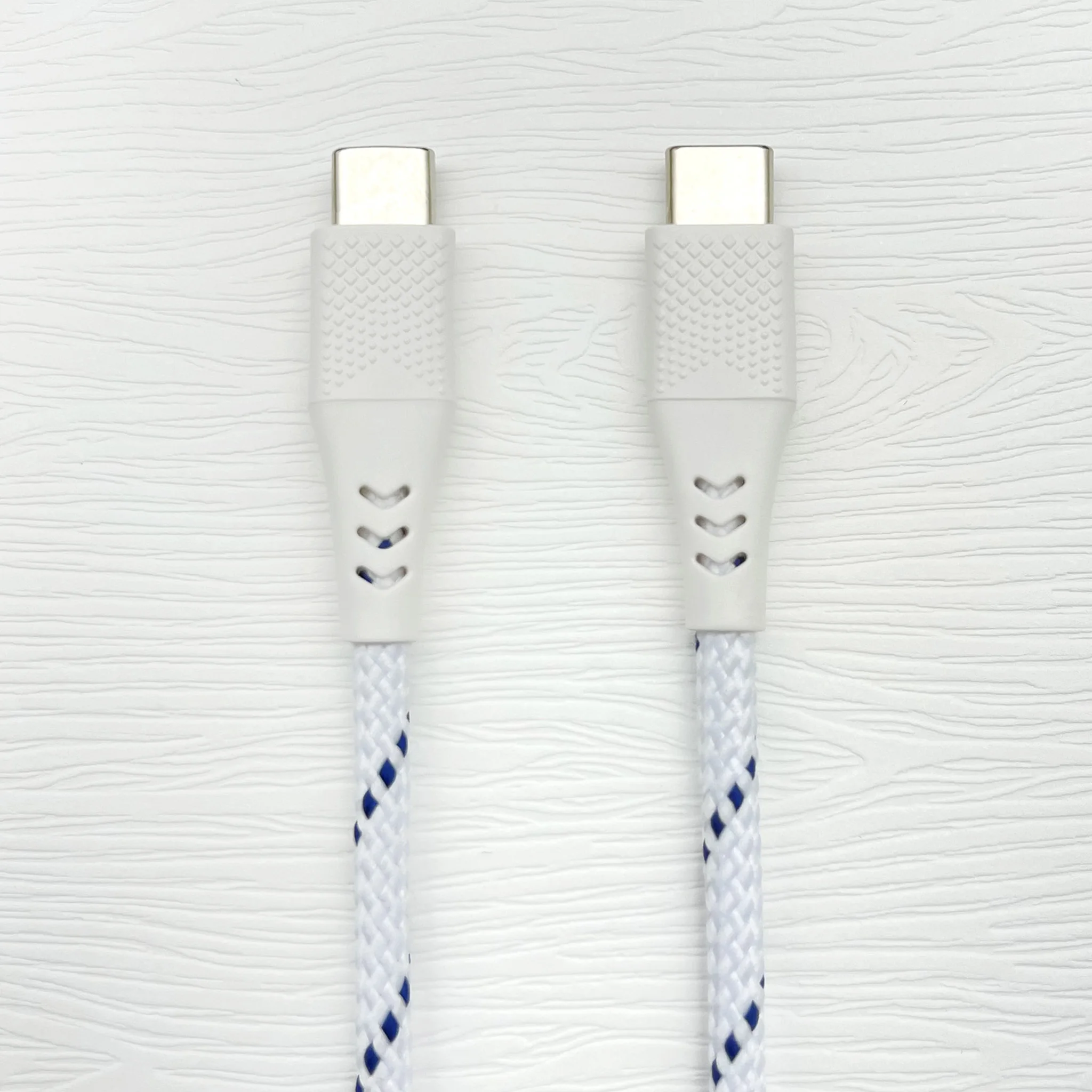 2021 New Braiding Style Type C Cable C-C 2.0 Charging and Sync 2M Extra Strong Cable Type C