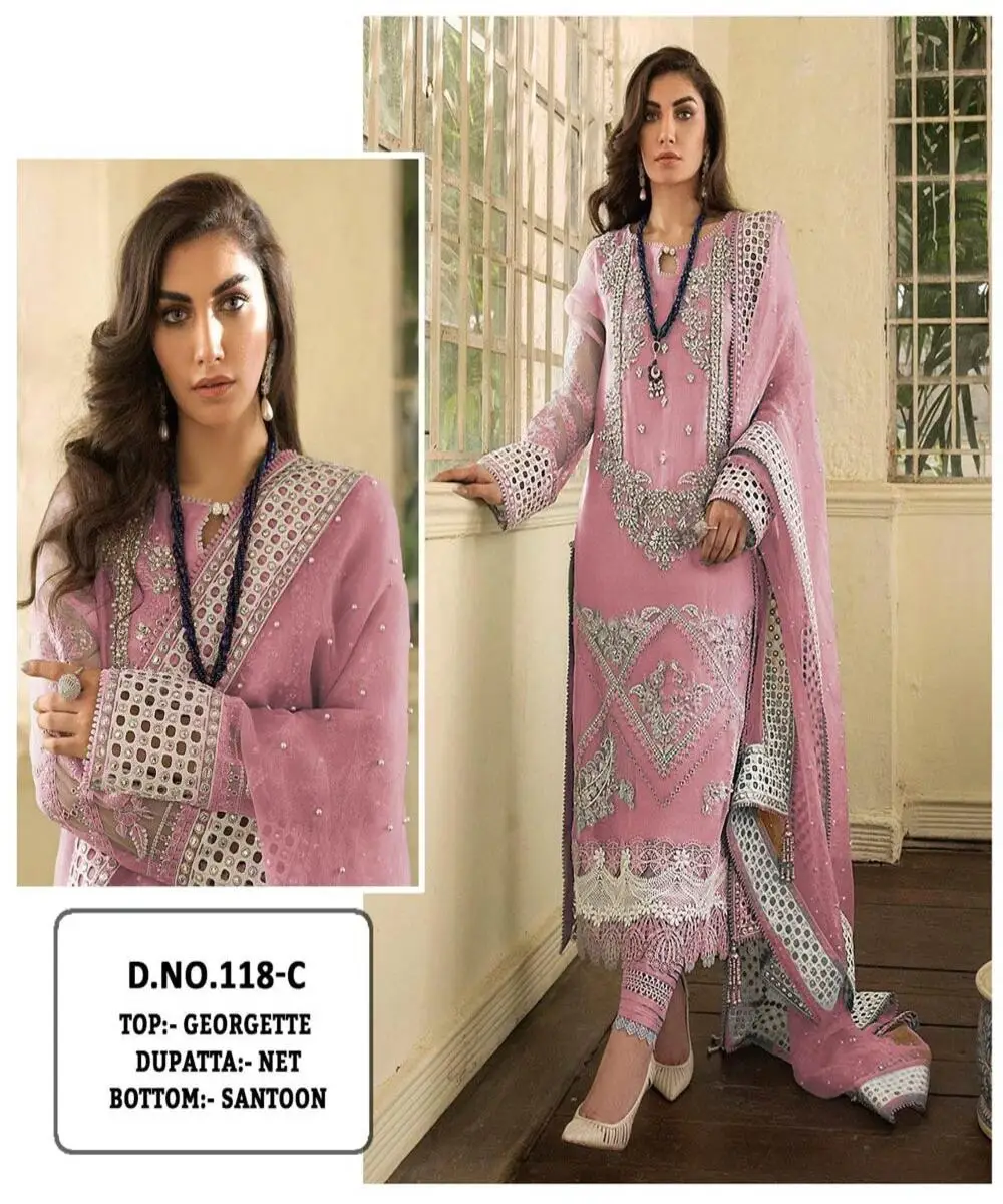 blue salwar kameez  Indian Pakistani ethnic ladies Punjabi Patiala stitching available wholesale suit 3 piece Indian