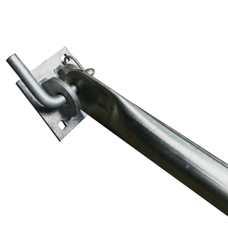 
hot dip galvanized boat dock hardware dock finger stabilizer according to ISO 1461 