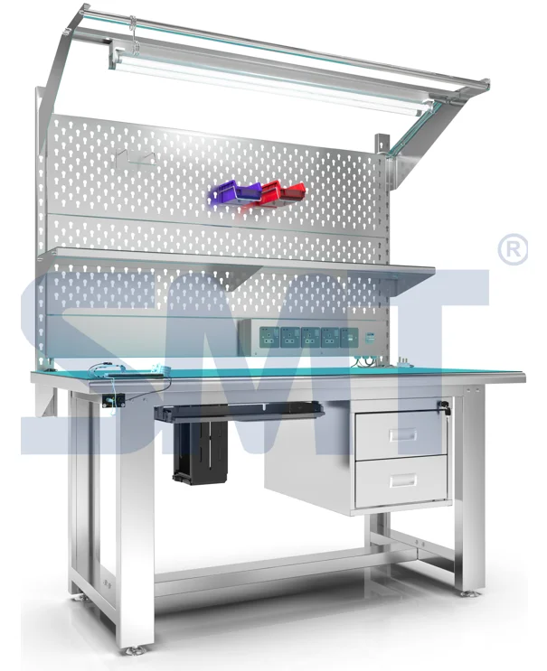 New Arrivals Anti Static Stainless Steel Heavy Duty Workstation Industrial Workbench Electronic Laboratory Work Table