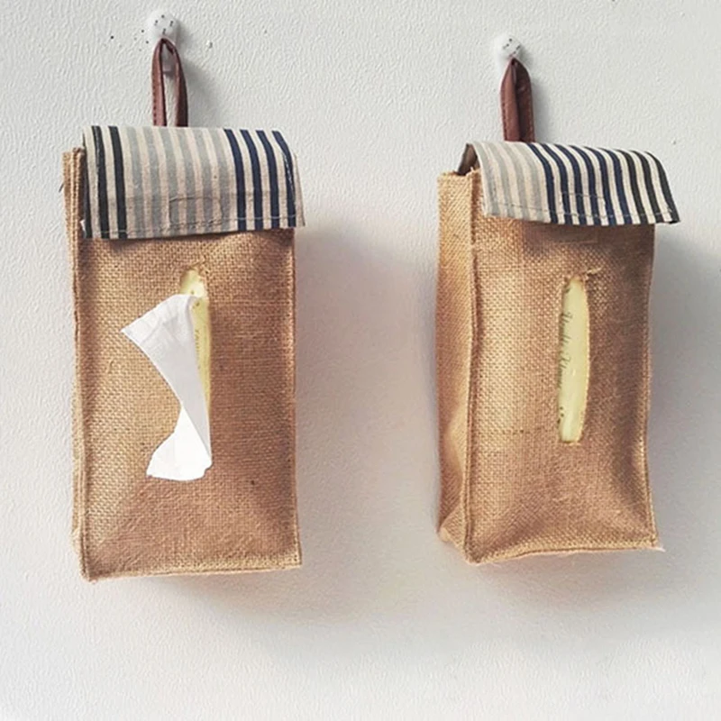 Paper Boxes Freshness Style Tissue Box Paper Hanging Bag home decorations