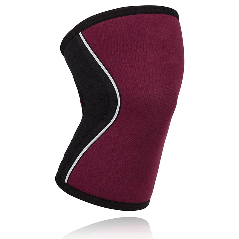 Men Leg Sleeves Compression Wear In Maroon Color Safety Wear Simple Leg Sleeves For Adults