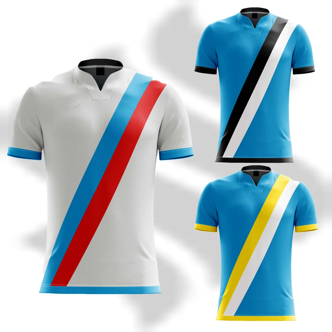 sublimation kids t shirts Football jersey boys child soccer Training Uniforms