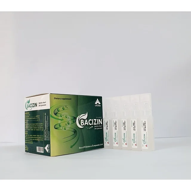 Hot Product Box of 20 Ampoules Oral Solution Perfect Combination of Bacillus Clausii & ZinC for improving Intestinal Microflora