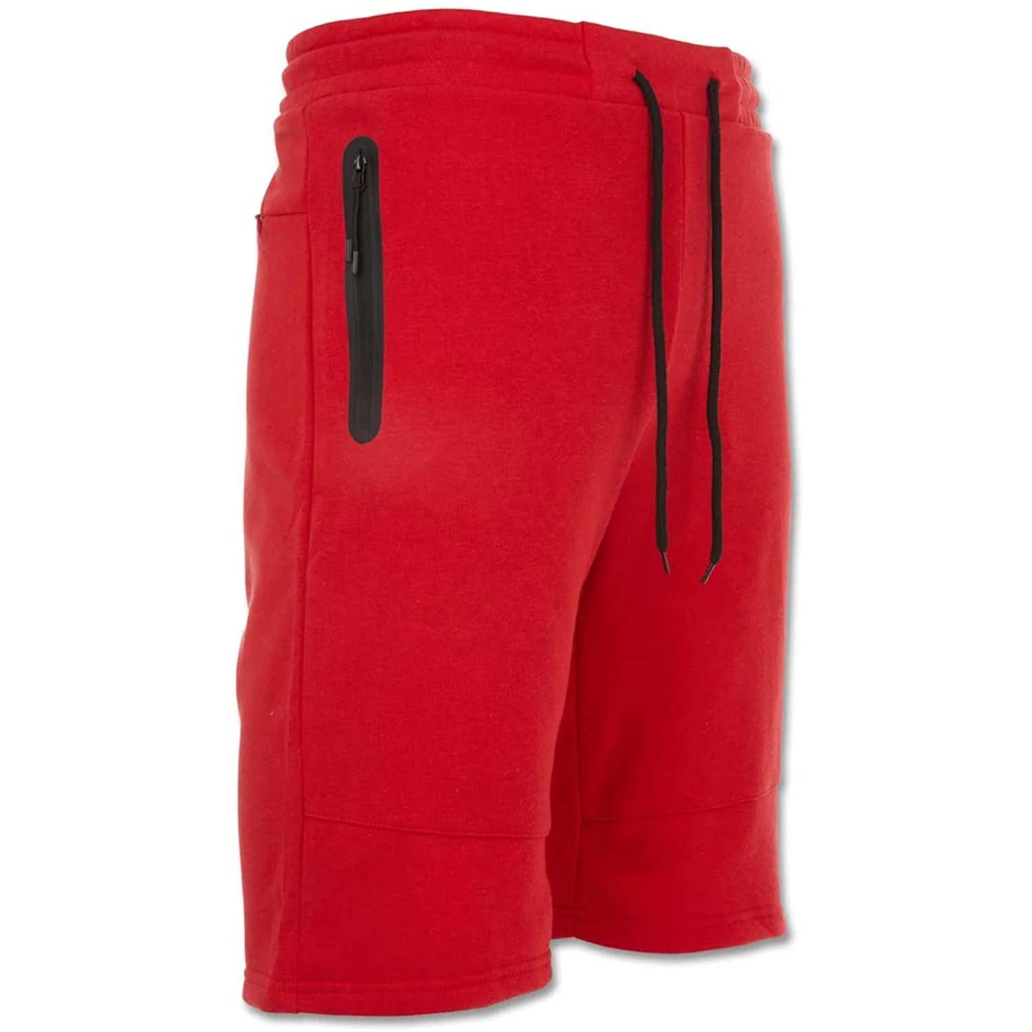 Wholesale Men Sportswear Unisex 100% Cotton Fleece Sweat Shorts Elastic Waist Gym Work Training Joggers Shorts with Drawstring