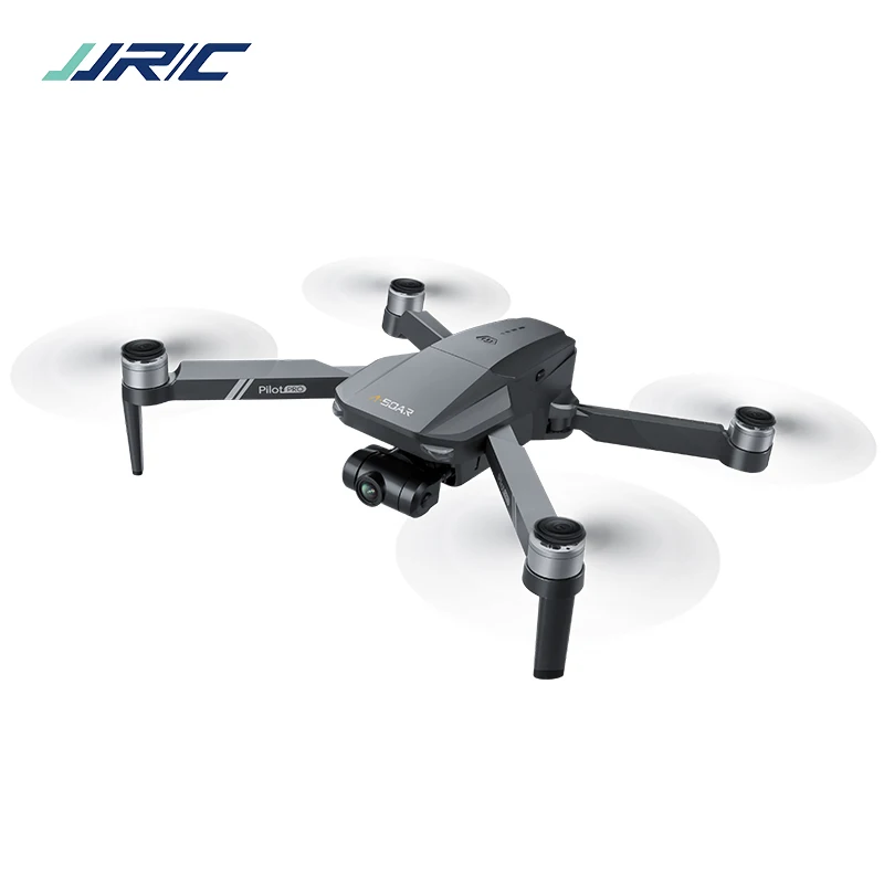 Складной Квадрокоптер JJRC X19 4K HD с двойным объективом и противоударной головкой
