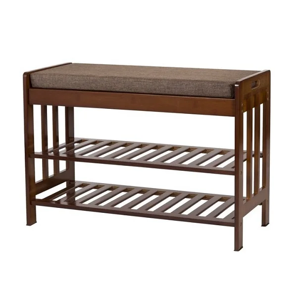 Double Rack Wooden Boot Tray for Home Organizer Best Selling Natural Wooden Rack BOOT TRAY Doorway Home Decor