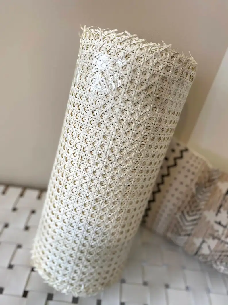High Quality Cane Rattan Roll Webbing Mesh Quarter Natural Rattan Weave Roll(WS+84974 399 971)
