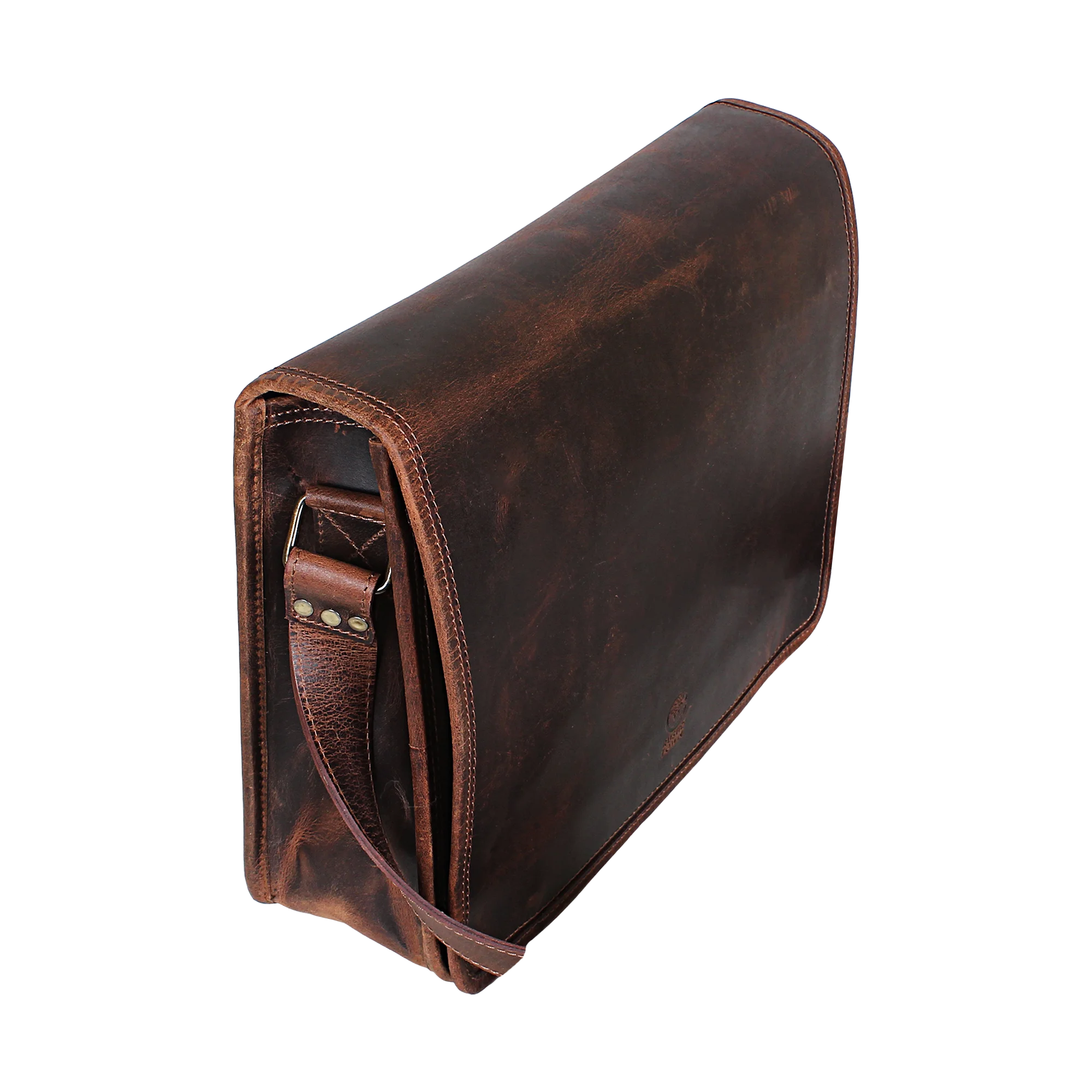 
Crossbody Messenger Satchel Bag Men Women Business Work Genuine Leather Vintage Laptop Briefcase Office College 