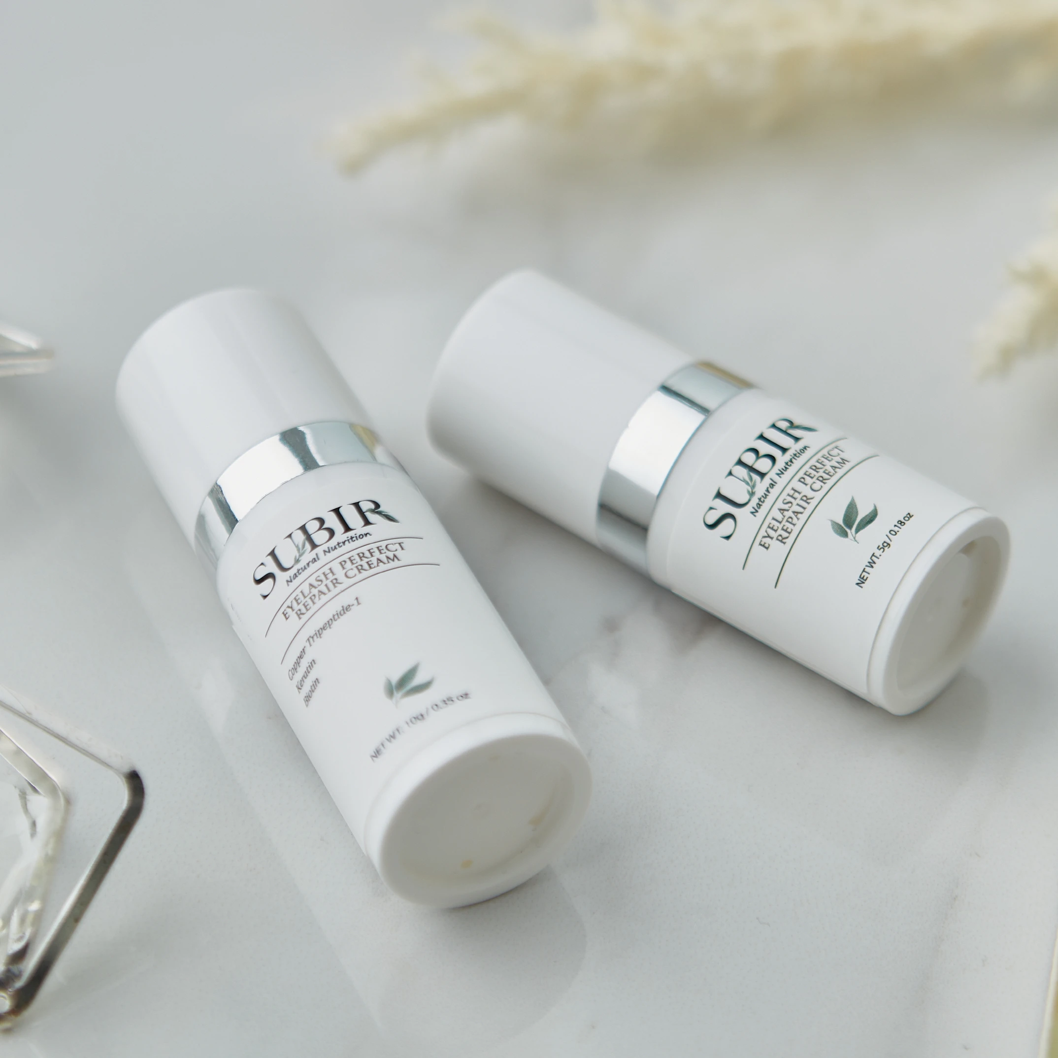 SUBIR Natural 3ml Eyelash Serum Moisturizing Enhancer for Lengthening Curling Eyelash Growth Perfect Repair Eye Cream Labeling