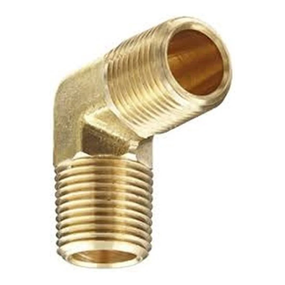 Wholesale Price Bulk Sale Good Quality Brass 90 Elbow Male Fitting 14mm Pipe Size Water Stainless Steel Copper PVC Steel