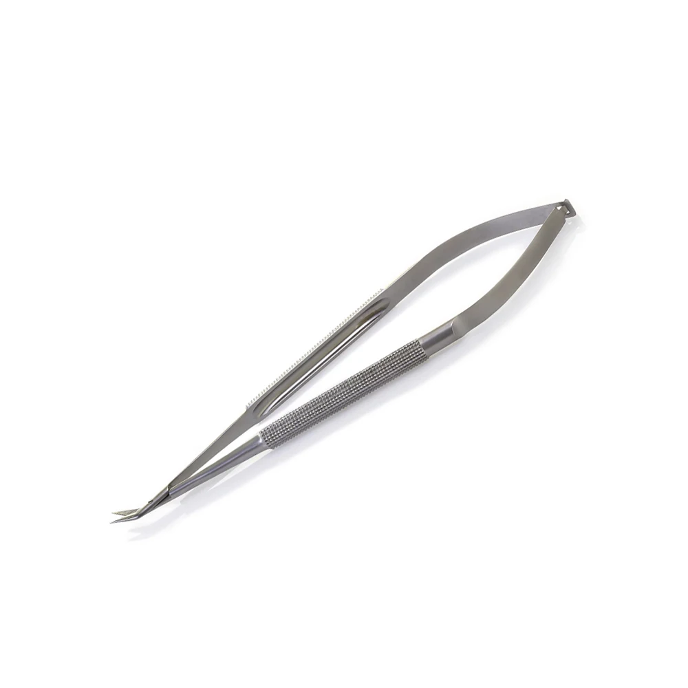 HIGH QUALITY POTTS YASARGIL MICRO SCISSORS 18.5CM ANGLED 45 DEGREES NEUROSURGERY INSTRUMENTS