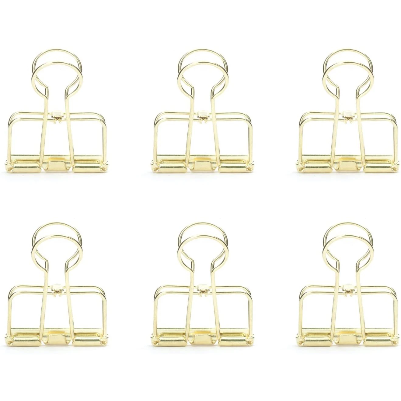 Наш супер крутой винтажный золотистый ностальгия Серия 6 шт. 32 мм 1-1/4 дюйма черный 12 25 1 дюйм с пластиковой коробкой связующие