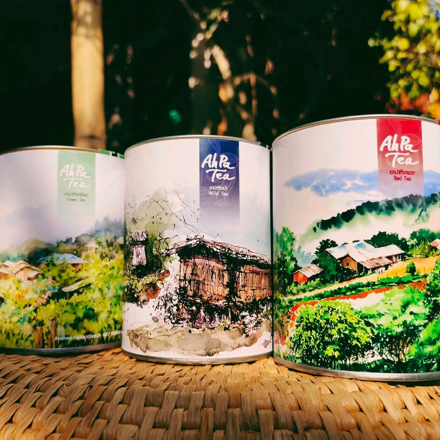 
Organic Assam Green Tea Organic Assam Red Tea Product of Thailand by Happy Center 