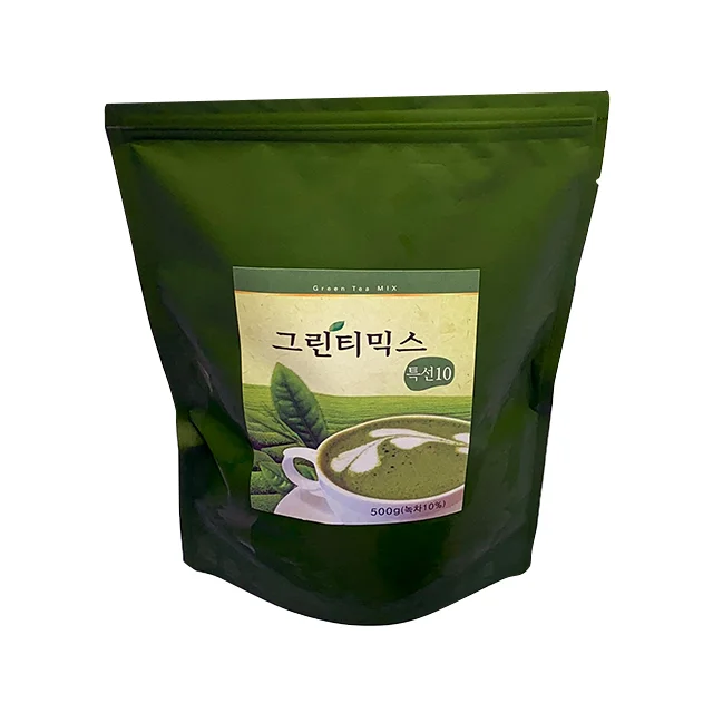 Korean Domestic Manufactured Korean home cafe Green tea powder mix large capacity for multi-functional uses