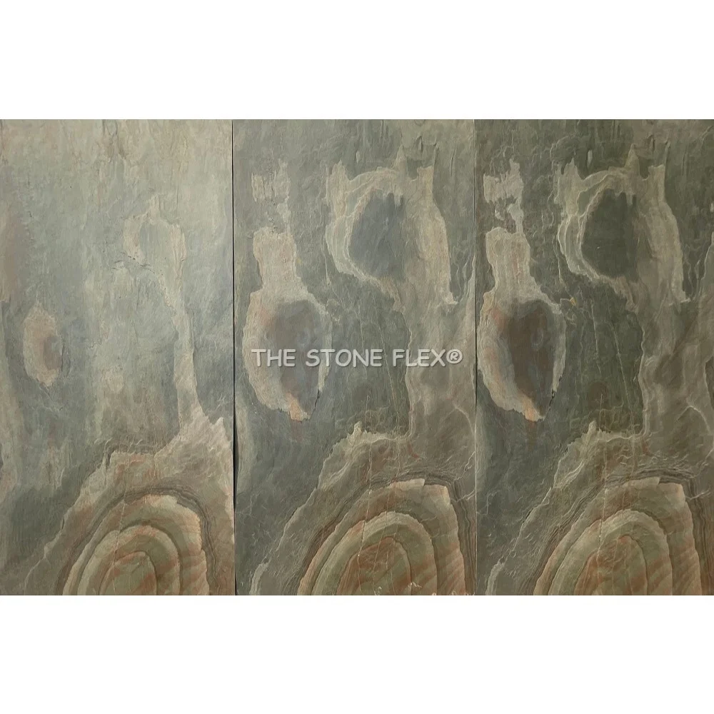 Natural 2MM Interior Ultra Thin Smooth Flexible Multi Pink Natural Stone Veneer Sheet For Home Decor