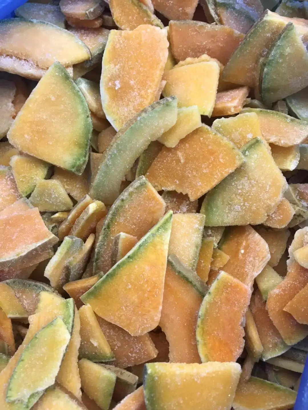 Frozen Pumpkin Cubes New Crop IQF Frozen Diced Pumpkin steamed blanched common cultivation ANGLE 0084902870213