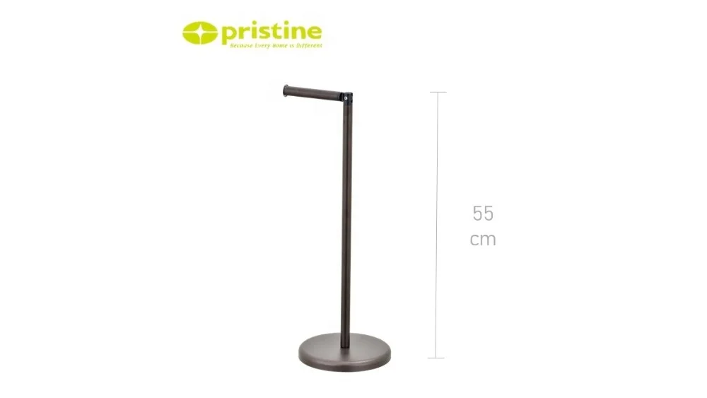 Free Standing Toilet Tissue Paper Roll Holder | Taiwan | Black White Chrome | freestanding | Bathroom | Rack