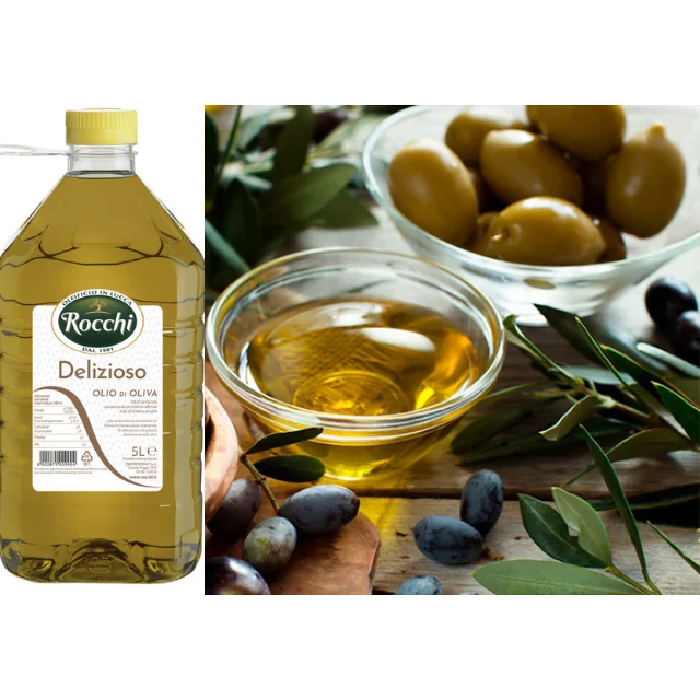 High Quality Pure Olive Oil Ideal For Cooking 5L PET Plastic Bottle Olive Oil With Delicious Flavour