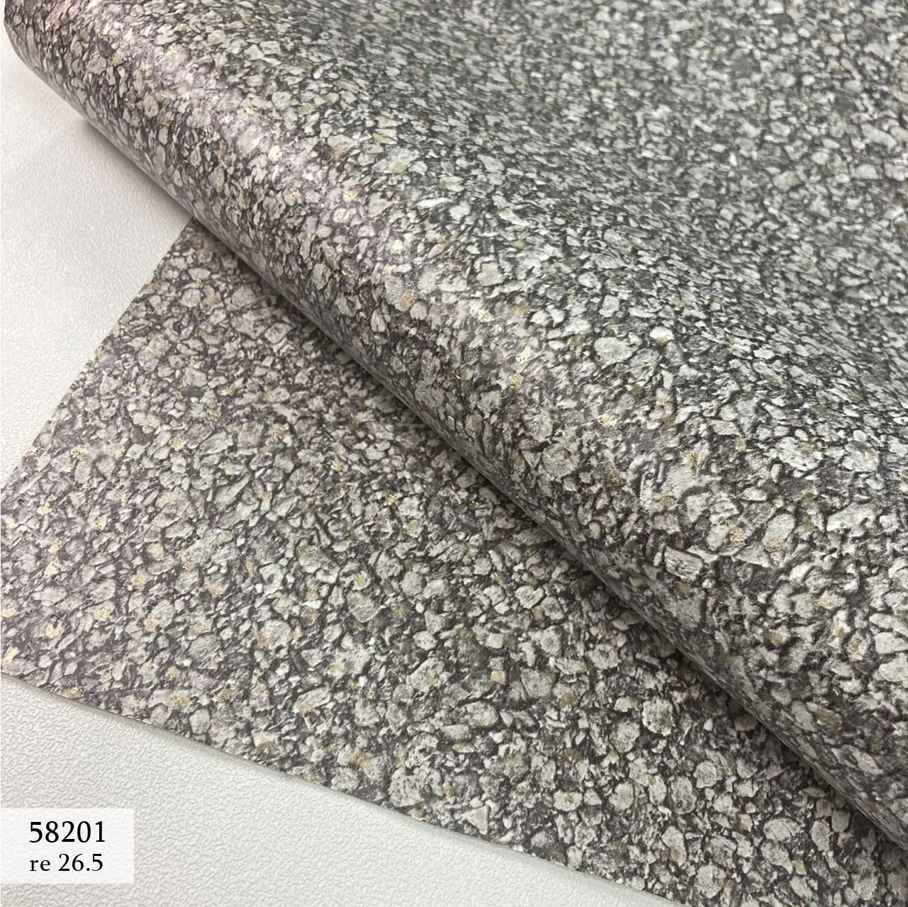 Stone Pebble Grindstone Marble Golden Silver Interior Design Decoration Stable Quality Fire Resistance Wallpaper