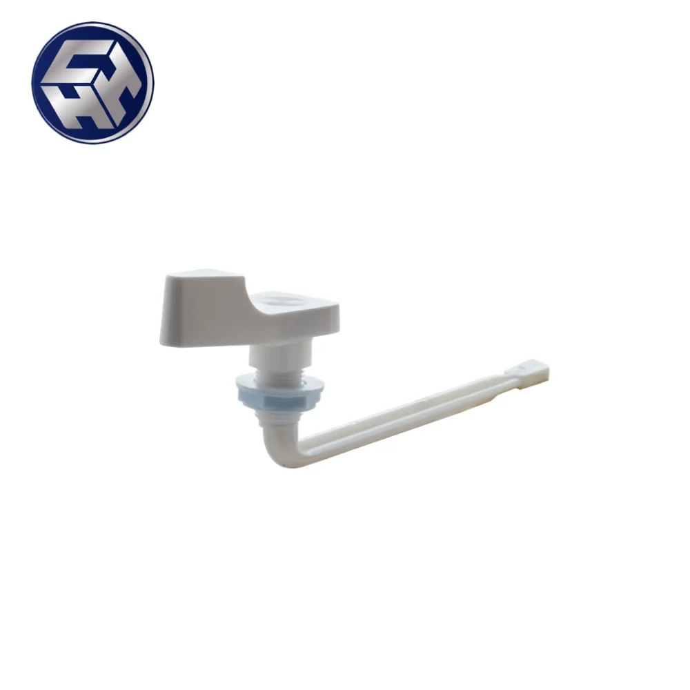  White ABS handle tank abs toilet flush lever