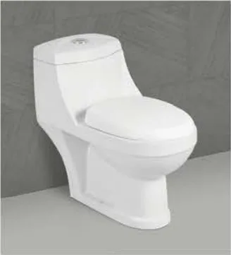 Ceramic One Piece Toilet Water Closet Top Quality White Modern Ceramic Toilet WC White Color Floor Mounted Siphon Flushing 220mm
