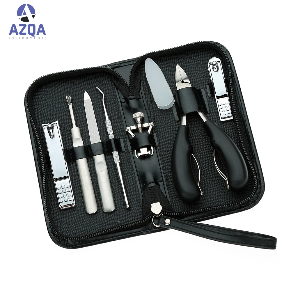 Wholesale 17pcs Red color manicure and pedicure kit professional manicure set nail care kit Made in Pakistan