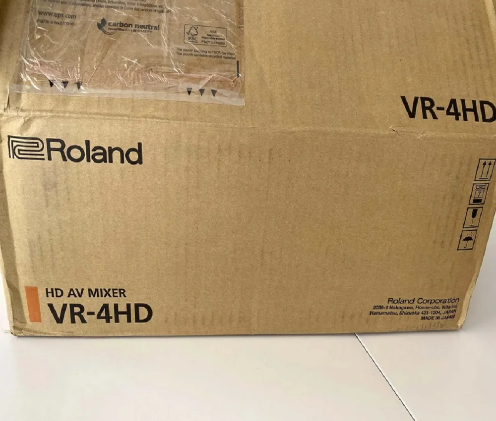 NEW ROLAND VR-4HD - 4-Channel ALL-IN-ONE HD AV-Mixer W/ USB3.0-Streaming