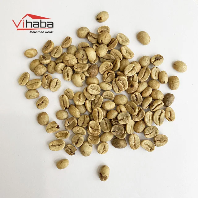 Цена на необработанные зерна кофе органические Зеленые зерна кофе робуста Арабика упаковка