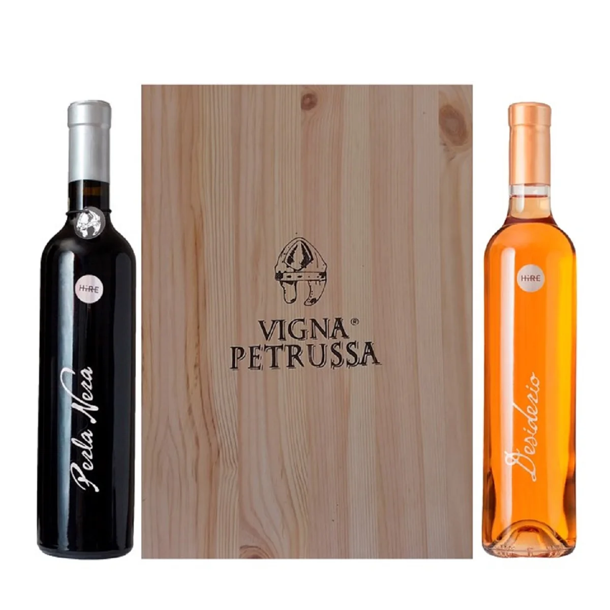 Top seller Italian Wine Vigna Petrussa DESIDERIO and PERLA NERA in wooden box for horeca restaurant bar high quality wine