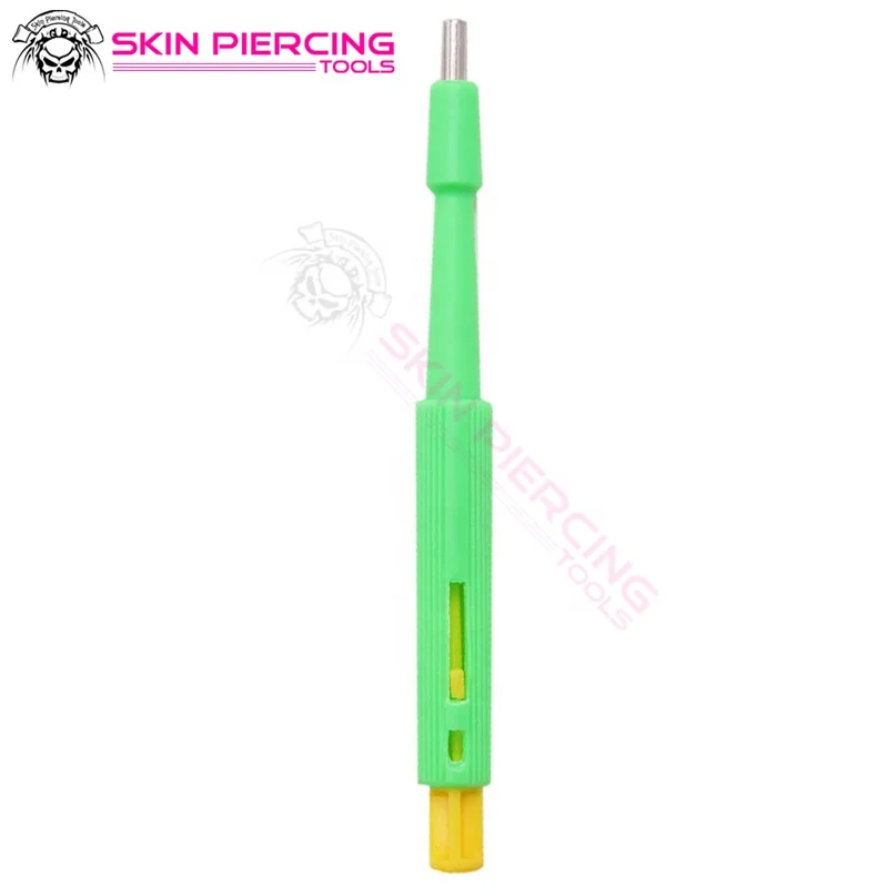 
Disposable Biopsy Dermal Punch with Plunger Sterilized Punches 3mm Holding Pliers For Dermal Anchor Professional Piercing Tools 