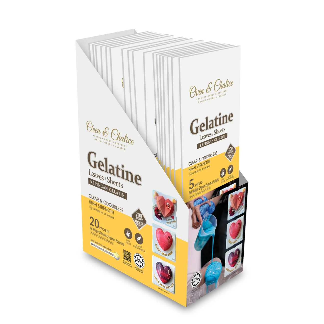 Food Ingredients Halal Gelatine Sheet Bovine Source