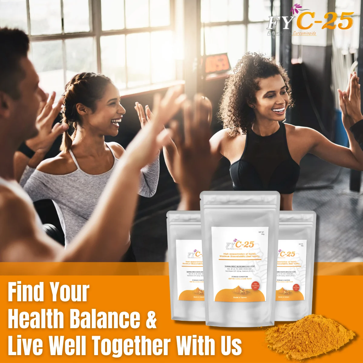 RTS nano turmeric extract raw material anti-oxidation high bioavailability extract private label