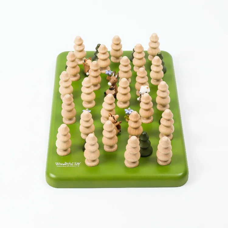 [2.6] Wooden Memory Chess Brain Training Board Game Educational Toy for Education and Playing